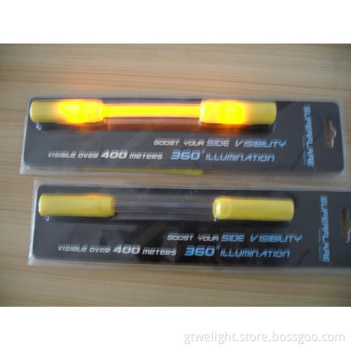 Yellow Light Decorated Bicycle Lamp Strape LED Bike Light Super Flare